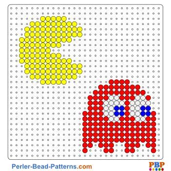 Pacman perler bead pattern. Download a great collection of free PDF templates for your perler ...