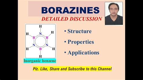 BORAZINE (Inorganic Benzene):Structure, Properties and Applications #msc #bsc # ...