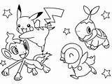 Eevee And Pikachu Coloring Pages At GetColoringscom  Free Printable sketch template