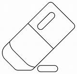 Eraser coloring page  ColouringPages sketch template