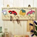 personalised wooden keyring by angelic hen | notonthehighstreet.com