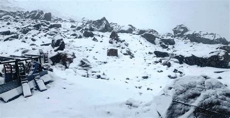 Snowfall in higher reaches of Kashmir