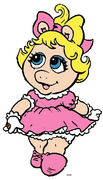 Muppet Babies Clipart Images - Miss Piggy, Kermit the Frog, etc ...