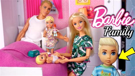 Barbie Baby Doll Stories - Family Road Trip, Gymnastics , Supermarket & Babysitting - YouTube