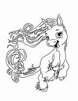 Unicorn Coloring Page Detailed sketch template