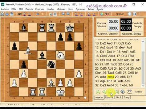 Kramnik vladimir 2490 Chess game 40 - YouTube