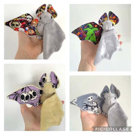 Custom Halloween Bat Plushie Bat Plush Choose Your Colour - Etsy