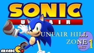 SONIC UNFAIR juego gratis online en Minijuegos