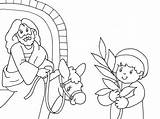 Palm Sunday Coloring Pages  Best For Kids sketch template