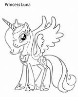 Princess Luna Coloring Pages  Best For Kids sketch template