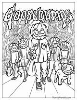 20 Goosebumps Coloring Pages Free PDF Printables sketch template