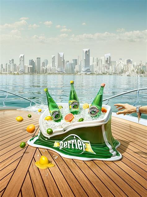 Perrier // Lightfarm Studios by Bernstein & Andriulli, via Behance | Creative posters, Ads ...