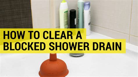 How to Clear a Blocked Shower Drain - KJC Drainage