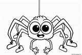 Adorable Spider Coloring Page Printable sketch template