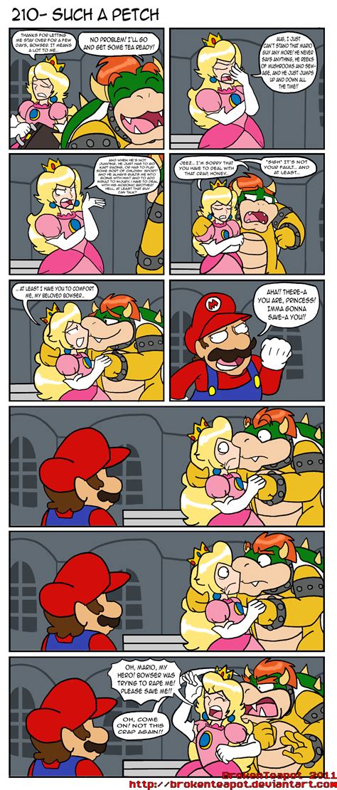 Such a Petch, Webcomic by Broken Teapot, Featuring Nintendo’s Mario, Bowser, & Princess Peach ...