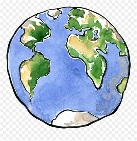 Download Drawing Planet Clip Art - Planet Earth Drawing Png Transparent ...