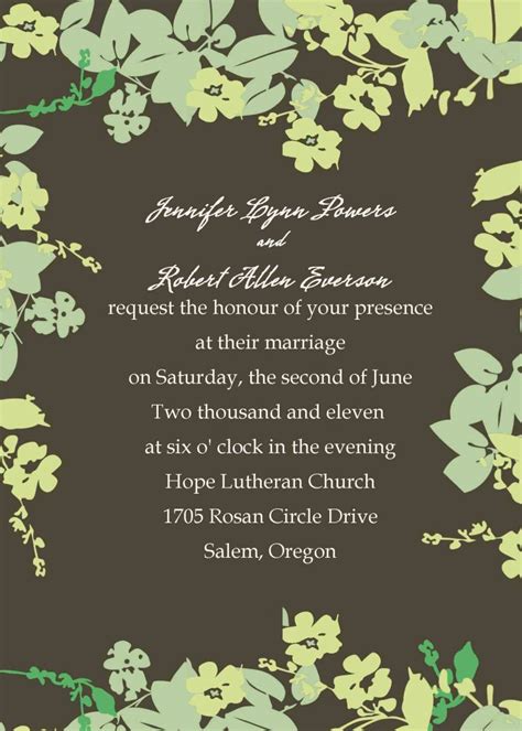 Wedding Invitation Wording Etiquette – Invitation Templates