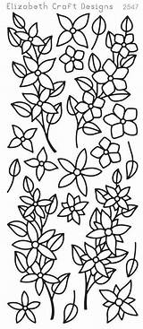 Flower Vines Adult Coloring Page Pages sketch template