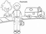 Paramedic  Printables Colouring Pages sketch template