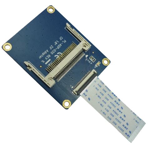 Free shipping CF to 40pin ZIF HDD adapter Compact Flash converter with ZIF cable CF card Reader ...