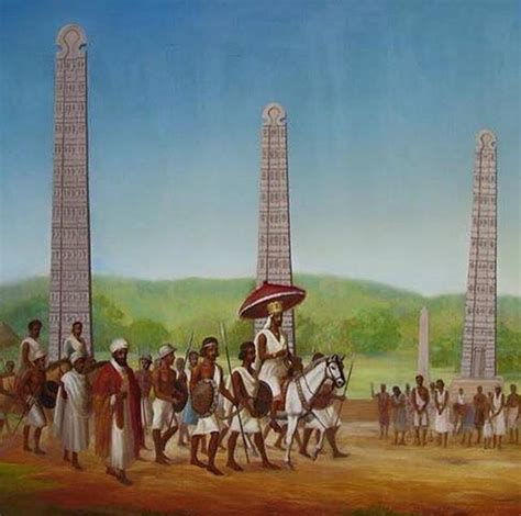 Portraits of how Axum obelisks were erected - Mereja Forum