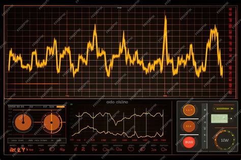 Premium AI Image | Oscilloscope waveform on its screen Generative AI