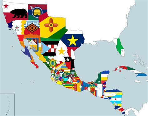 Carte des drapeaux des États mexicains : r/RevPlowedTheSea