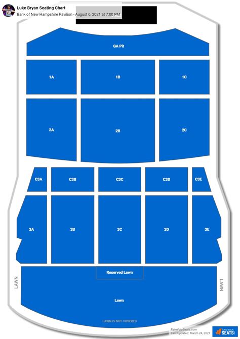 Bank of New Hampshire Pavilion Seating Chart - RateYourSeats.com