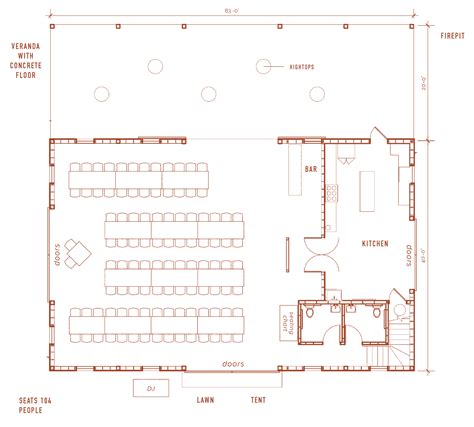 Mayfair Barn Layout with Sweetheart Table - Mayfair Farm