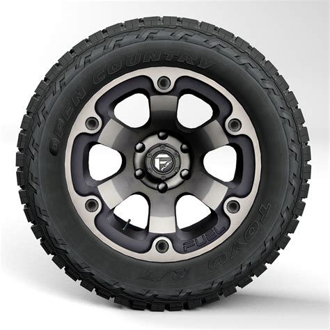 Off Road wheel and tire 2 3D Model – Buy Off Road wheel and tire 2 3D ...