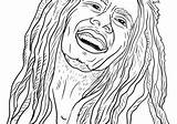 49 bob marley coloring Page sketch template