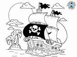 Free Printable Pirate Ship Coloring Pages sketch template