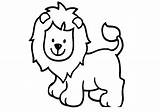 Easy To Draw Simple Lion Coloring Pages Cute Lions For Preschoolers  sketch template