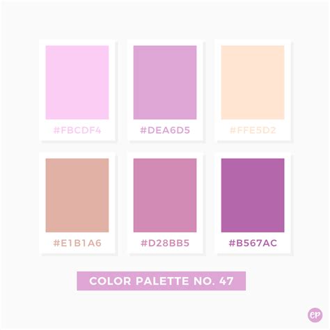 Color Palette No. 47 | 색상 조합, 색 이름, 파스텔 색