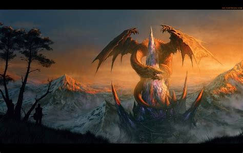 DRAGON CASTLE by ~randis | Dragon pictures, Fantasy dragon, Dragon artwork