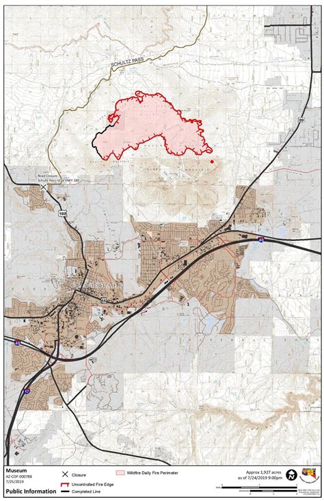 Arizona Museum Fire Latest: Coconino, Flagstaff Wildfire Map, Smoke ...