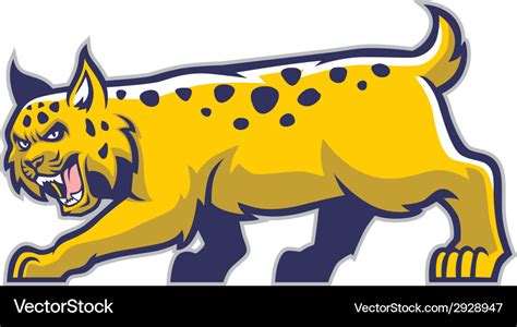 Bobcat Mascot Clipart