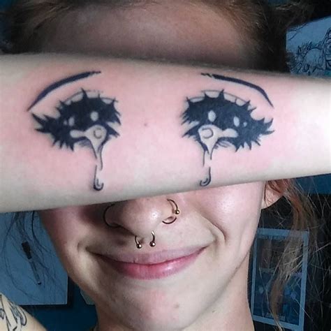 #sadeyes #crying #anime #eyes #tattoo by #angelmaeglutz #mzxiii at # ...