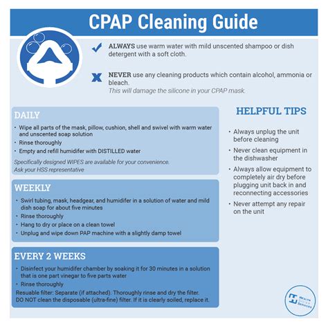 CPAP Cleaning and Maintenance - Health System Services