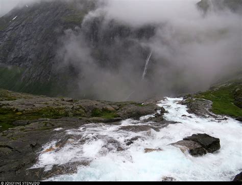 20190702_3 Rushing river, distant waterfall, & cloud near … | Flickr