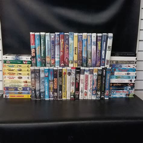 Lot Detail - Huge Collection of Kids VHS Movies 50+