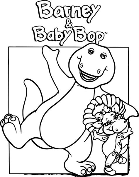 Barney Baby Bop Coloring Page | Images and Photos finder