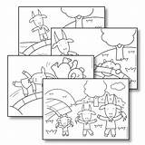 Three Billy Goats Gruff Coloring Pages At GetColoringscom  Free sketch template