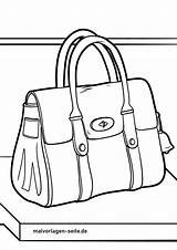 Malvorlage Handtasche  Ausmalbild Kostenlos Herunterladen sketch template
