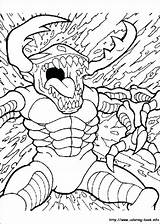 Scary Monster Coloring Pages At GetColoringscom  Free Printable sketch template