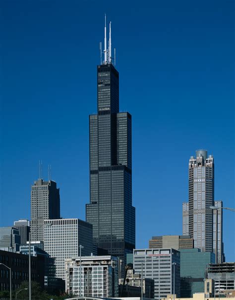 America's tallest building, the Sears Tower, Chicago, Illinois - digital file from original ...