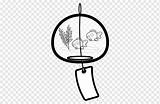 Coloring Pages Wind Chimes sketch template