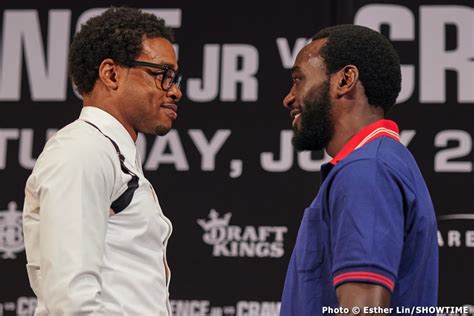 Errol Spence Jr Vs. Terence Crawford First Face-off For July 29th ...