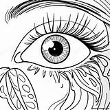 Realistic Eye Portrait Coloring Page  Pagescom sketch template