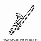 Trombone Coloring Page  Ultra Pages sketch template